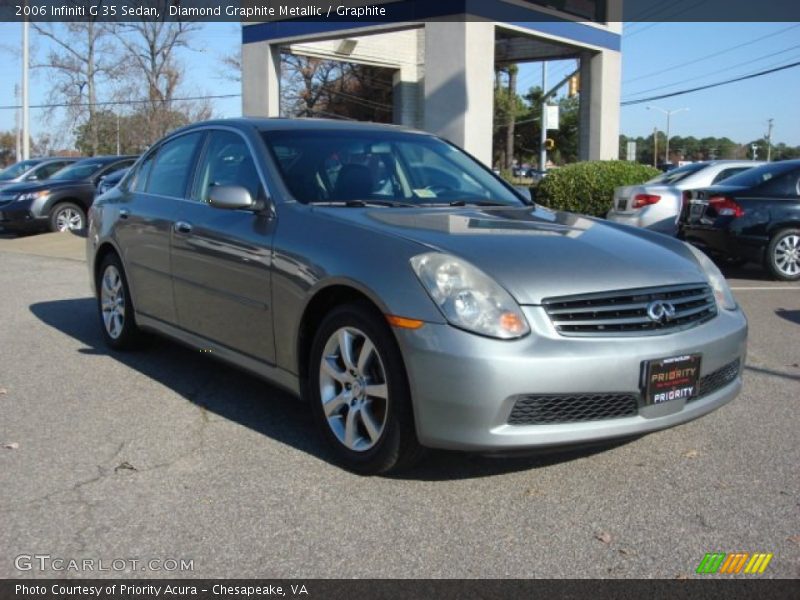 Diamond Graphite Metallic / Graphite 2006 Infiniti G 35 Sedan