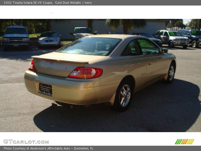 Gold Dust Metallic / Ivory 2002 Toyota Solara SE V6 Coupe