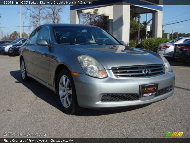 Diamond Graphite Metallic / Graphite 2006 Infiniti G 35 Sedan