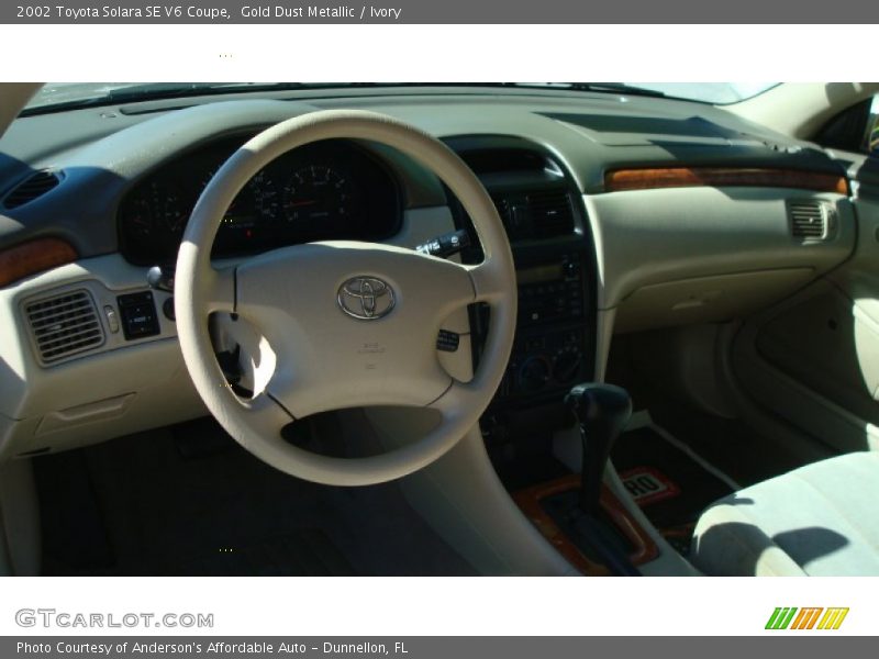 Gold Dust Metallic / Ivory 2002 Toyota Solara SE V6 Coupe