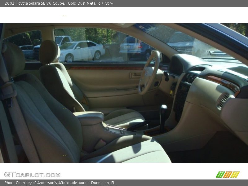 Gold Dust Metallic / Ivory 2002 Toyota Solara SE V6 Coupe