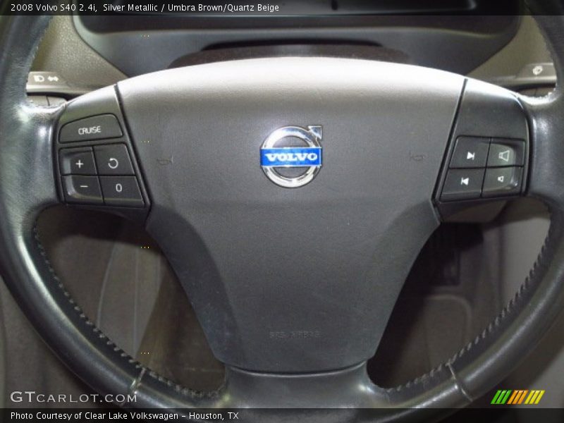 Silver Metallic / Umbra Brown/Quartz Beige 2008 Volvo S40 2.4i