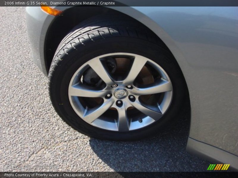 Diamond Graphite Metallic / Graphite 2006 Infiniti G 35 Sedan