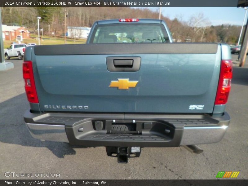 Blue Granite Metallic / Dark Titanium 2014 Chevrolet Silverado 2500HD WT Crew Cab 4x4