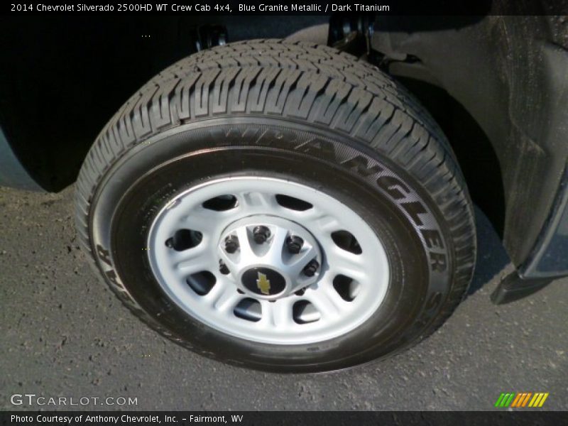 Blue Granite Metallic / Dark Titanium 2014 Chevrolet Silverado 2500HD WT Crew Cab 4x4