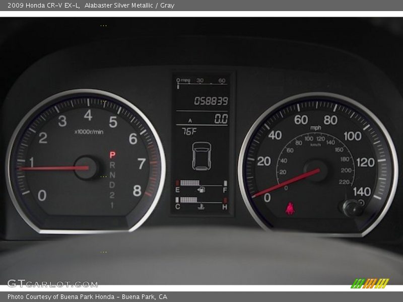  2009 CR-V EX-L EX-L Gauges