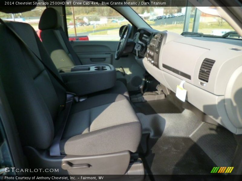 Blue Granite Metallic / Dark Titanium 2014 Chevrolet Silverado 2500HD WT Crew Cab 4x4