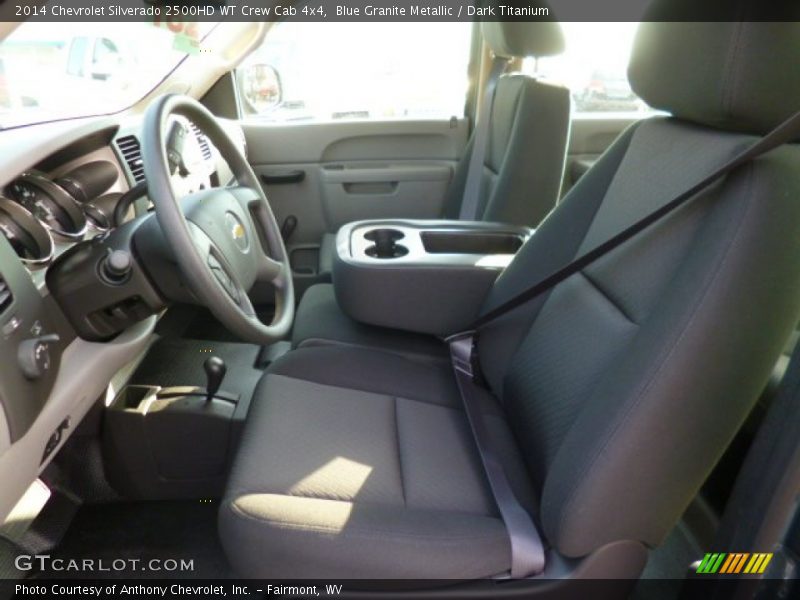 Blue Granite Metallic / Dark Titanium 2014 Chevrolet Silverado 2500HD WT Crew Cab 4x4