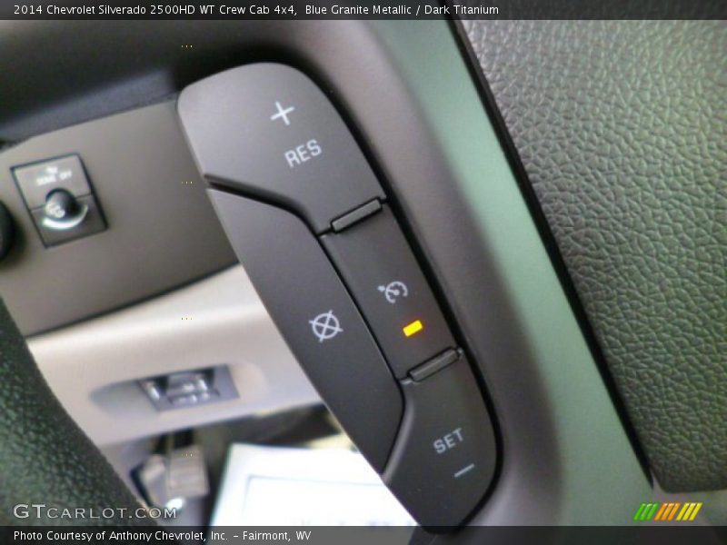 Blue Granite Metallic / Dark Titanium 2014 Chevrolet Silverado 2500HD WT Crew Cab 4x4