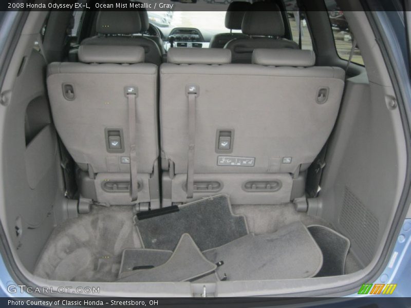 Ocean Mist Metallic / Gray 2008 Honda Odyssey EX-L