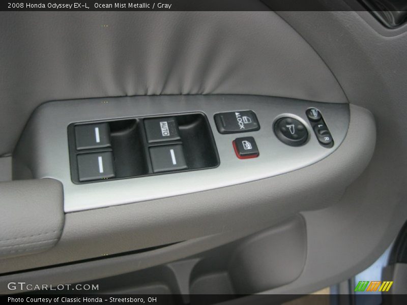 Ocean Mist Metallic / Gray 2008 Honda Odyssey EX-L