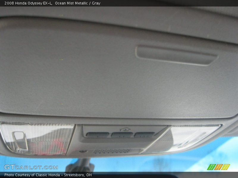 Ocean Mist Metallic / Gray 2008 Honda Odyssey EX-L