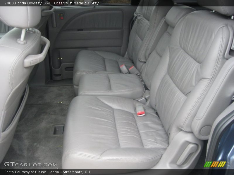 Ocean Mist Metallic / Gray 2008 Honda Odyssey EX-L