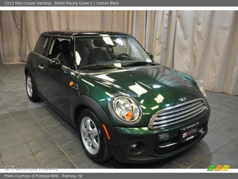British Racing Green II / Carbon Black 2011 Mini Cooper Hardtop