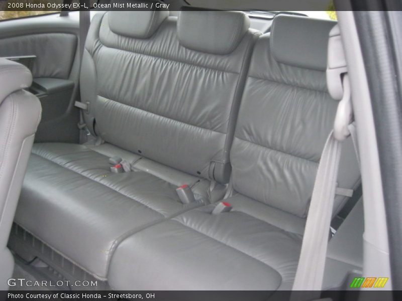 Ocean Mist Metallic / Gray 2008 Honda Odyssey EX-L