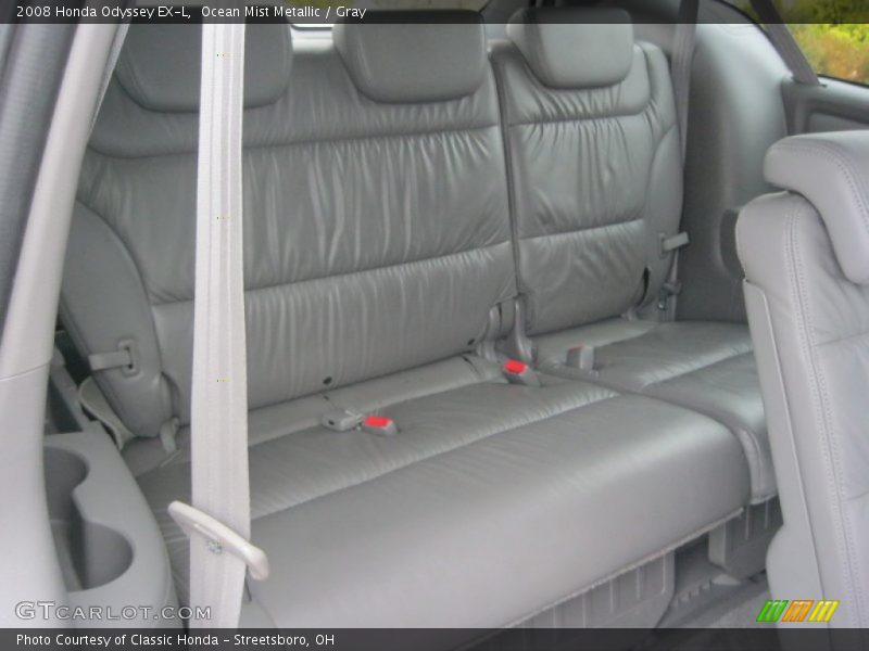 Ocean Mist Metallic / Gray 2008 Honda Odyssey EX-L