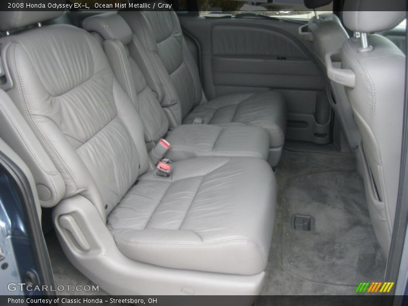 Ocean Mist Metallic / Gray 2008 Honda Odyssey EX-L