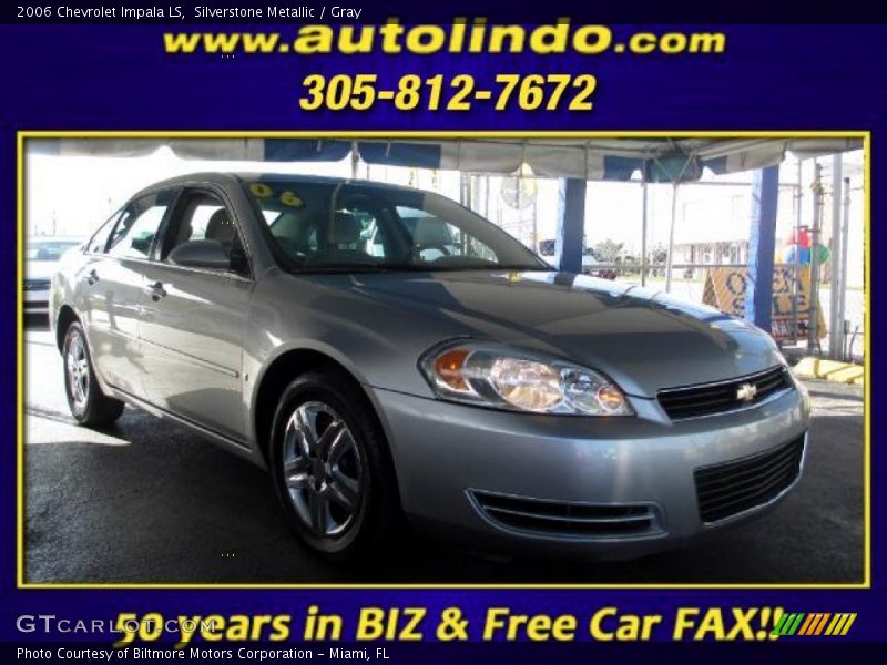Silverstone Metallic / Gray 2006 Chevrolet Impala LS