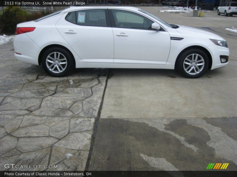 Snow White Pearl / Beige 2013 Kia Optima LX