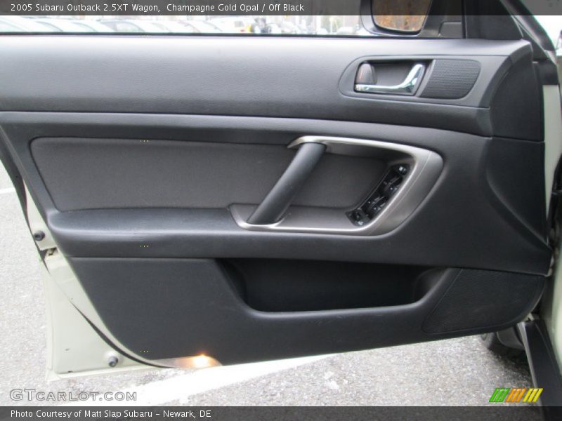 Champagne Gold Opal / Off Black 2005 Subaru Outback 2.5XT Wagon