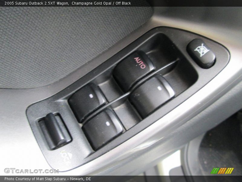 Champagne Gold Opal / Off Black 2005 Subaru Outback 2.5XT Wagon