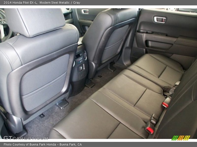 Modern Steel Metallic / Gray 2014 Honda Pilot EX-L