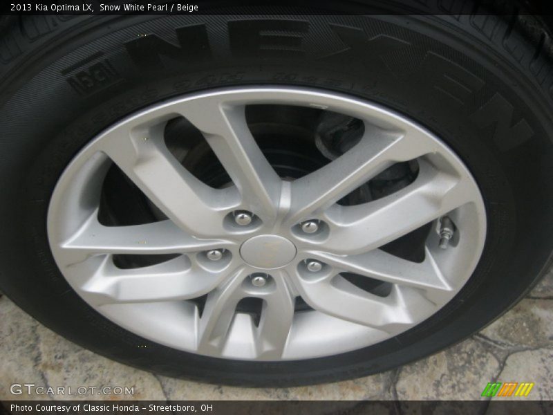 Snow White Pearl / Beige 2013 Kia Optima LX