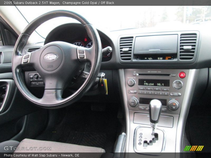 Champagne Gold Opal / Off Black 2005 Subaru Outback 2.5XT Wagon