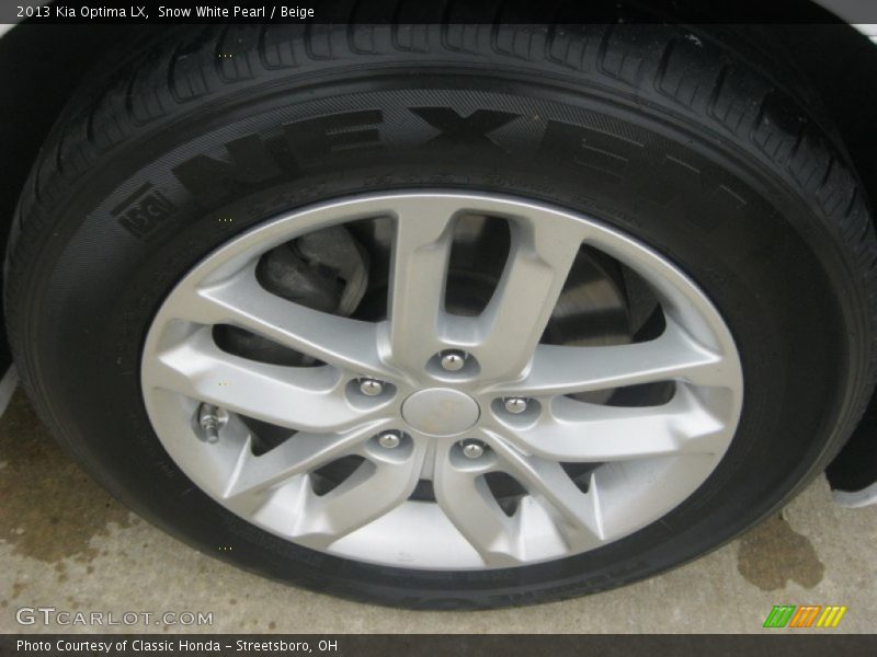 Snow White Pearl / Beige 2013 Kia Optima LX