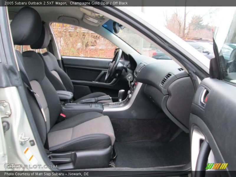 Champagne Gold Opal / Off Black 2005 Subaru Outback 2.5XT Wagon
