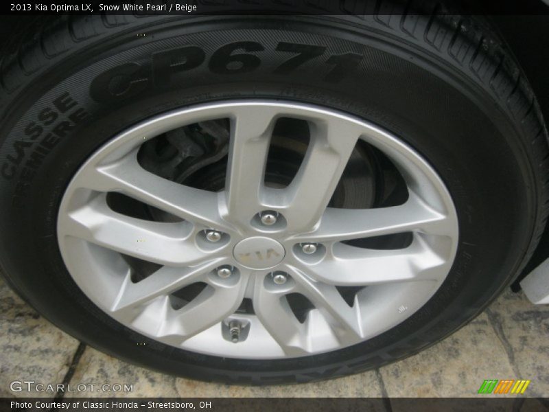 Snow White Pearl / Beige 2013 Kia Optima LX