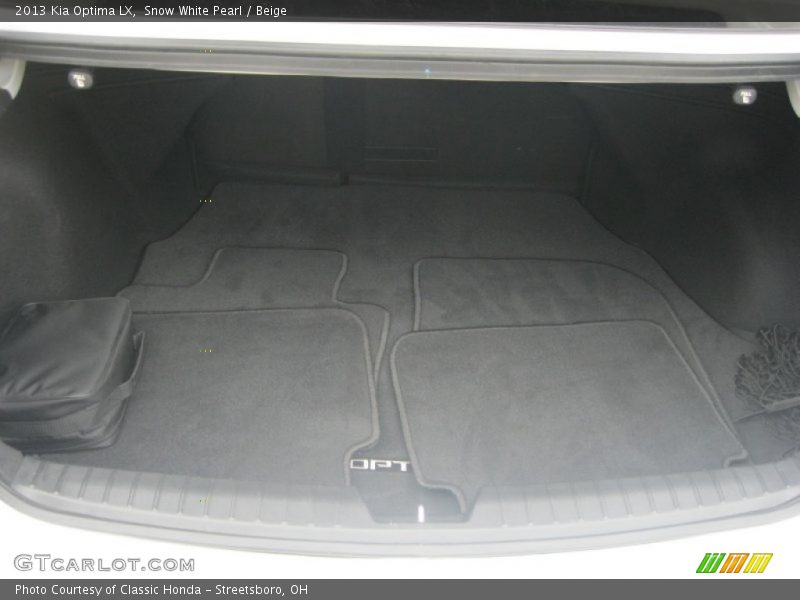 Snow White Pearl / Beige 2013 Kia Optima LX