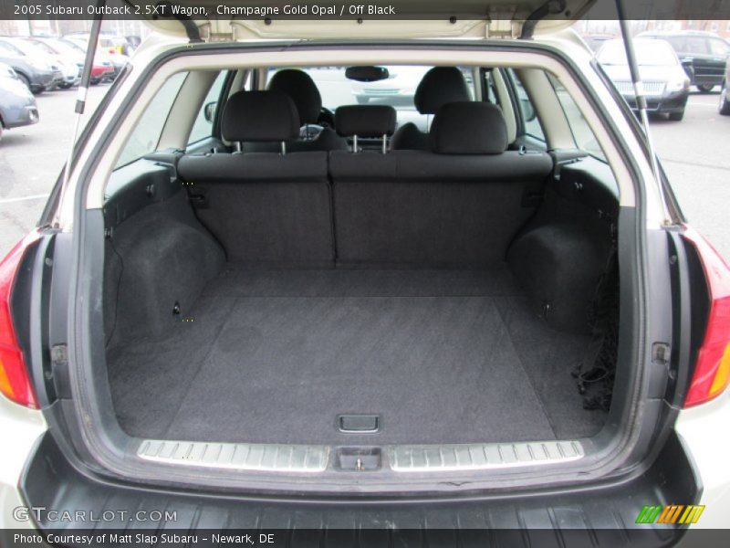 Champagne Gold Opal / Off Black 2005 Subaru Outback 2.5XT Wagon