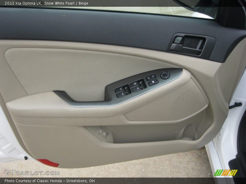 Snow White Pearl / Beige 2013 Kia Optima LX