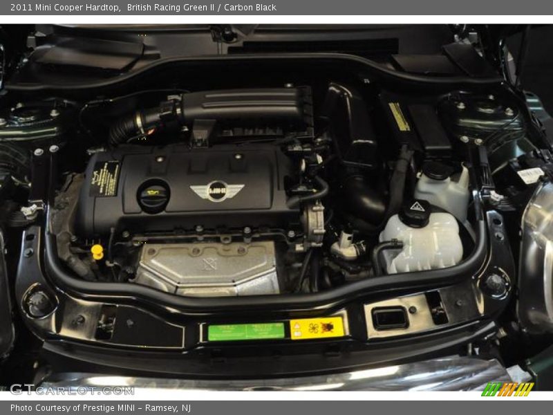 British Racing Green II / Carbon Black 2011 Mini Cooper Hardtop
