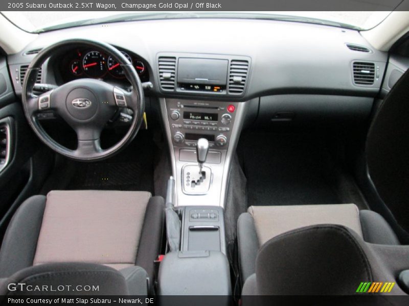 Champagne Gold Opal / Off Black 2005 Subaru Outback 2.5XT Wagon