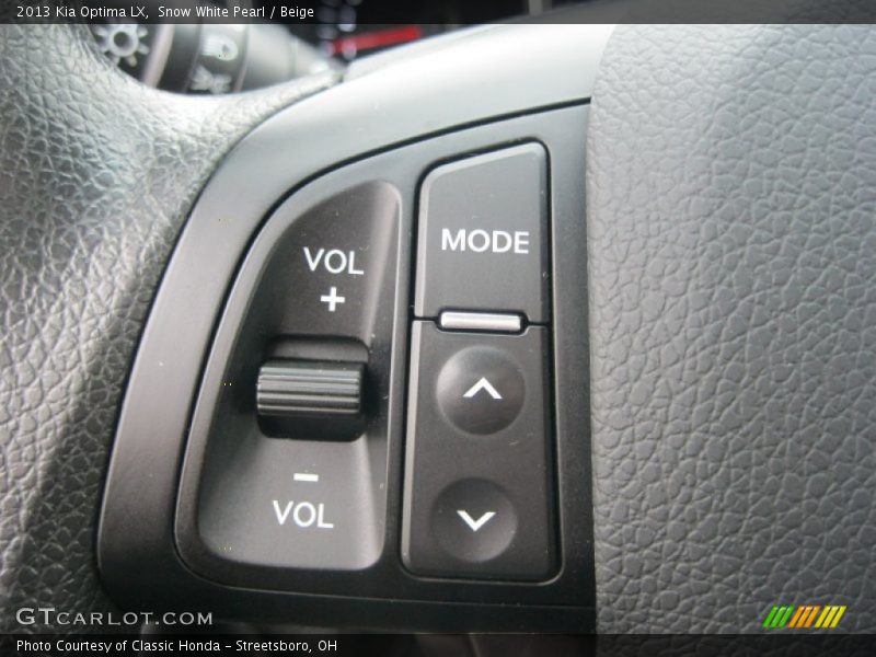Snow White Pearl / Beige 2013 Kia Optima LX