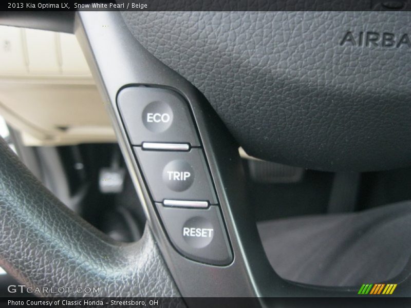 Snow White Pearl / Beige 2013 Kia Optima LX