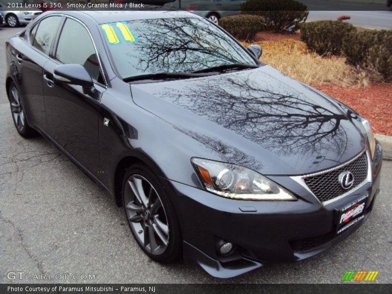 Smoky Granite Mica / Black 2011 Lexus IS 350