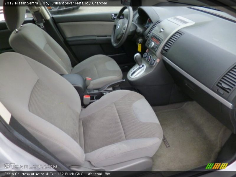 Brilliant Silver Metallic / Charcoal 2012 Nissan Sentra 2.0 S