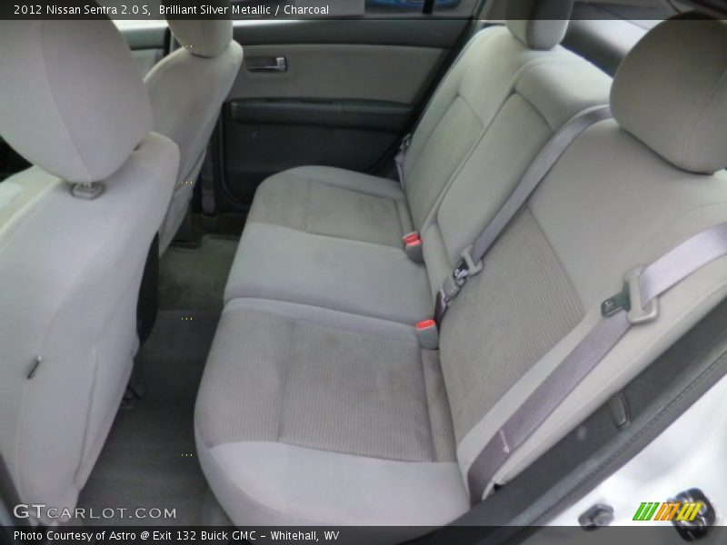 Brilliant Silver Metallic / Charcoal 2012 Nissan Sentra 2.0 S