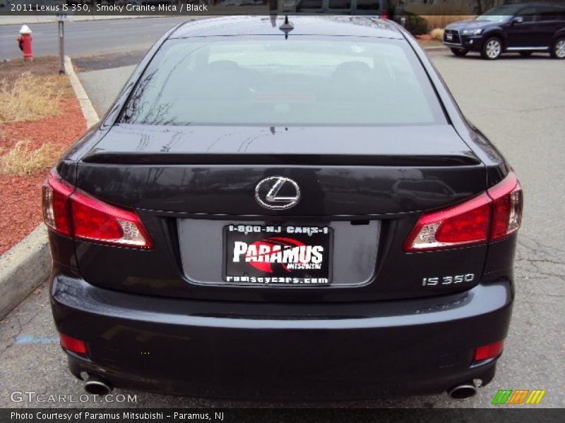 Smoky Granite Mica / Black 2011 Lexus IS 350