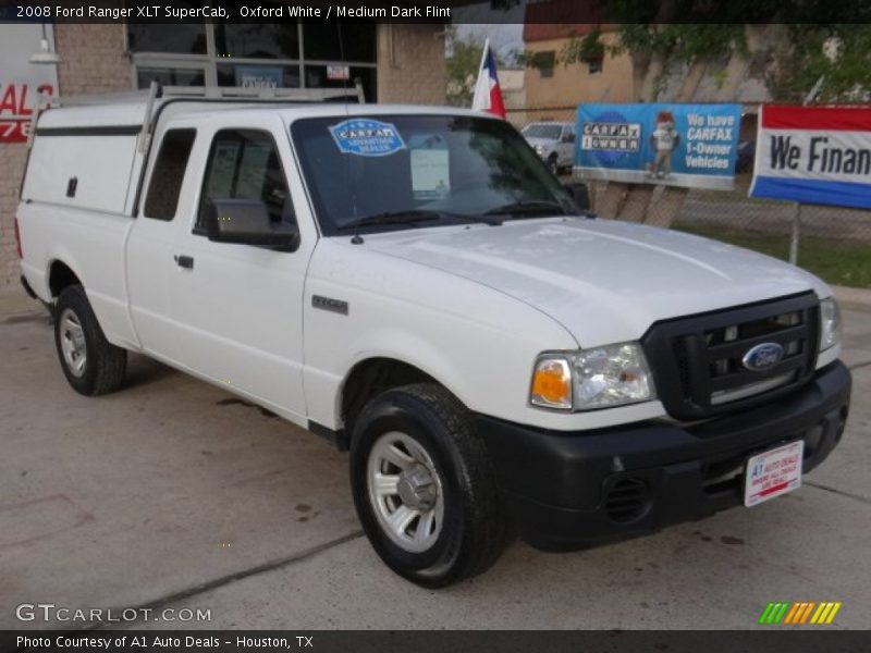 Oxford White / Medium Dark Flint 2008 Ford Ranger XLT SuperCab