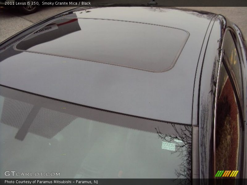 Smoky Granite Mica / Black 2011 Lexus IS 350