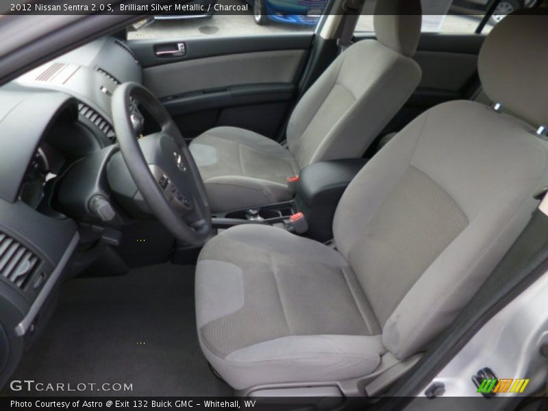 Brilliant Silver Metallic / Charcoal 2012 Nissan Sentra 2.0 S