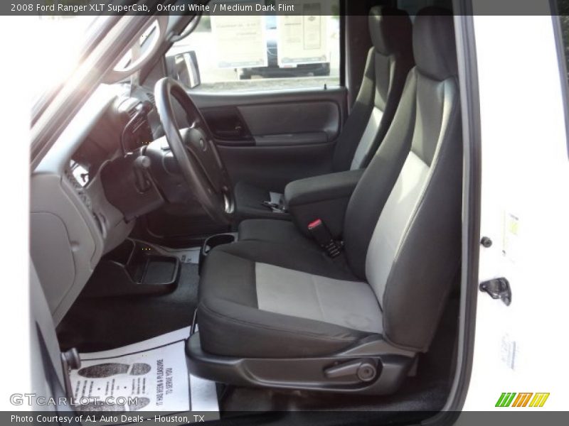 Oxford White / Medium Dark Flint 2008 Ford Ranger XLT SuperCab