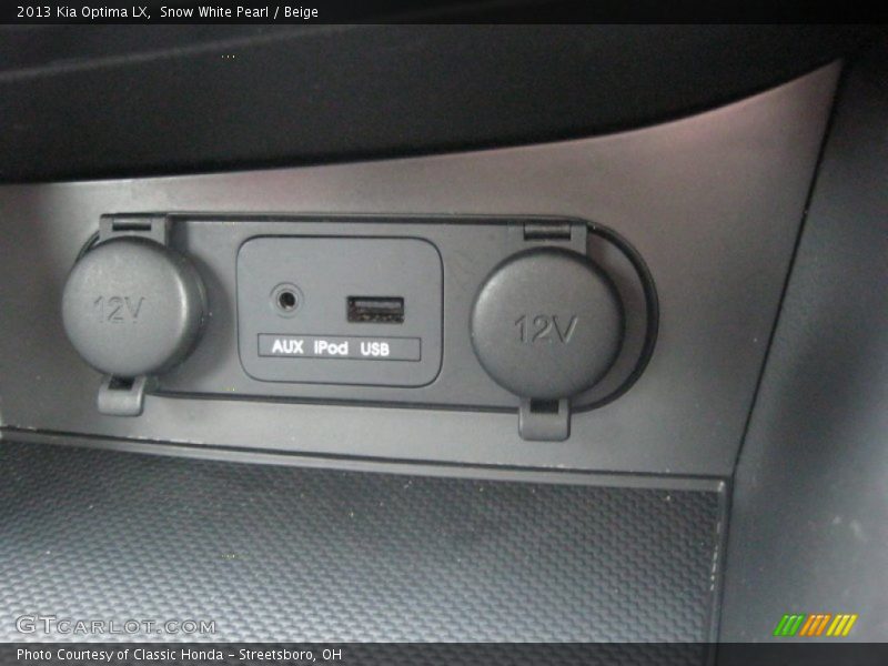 Snow White Pearl / Beige 2013 Kia Optima LX
