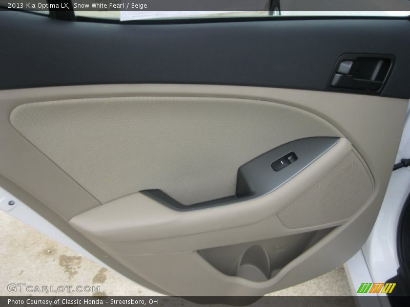 Snow White Pearl / Beige 2013 Kia Optima LX