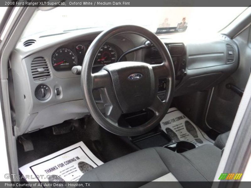 Oxford White / Medium Dark Flint 2008 Ford Ranger XLT SuperCab