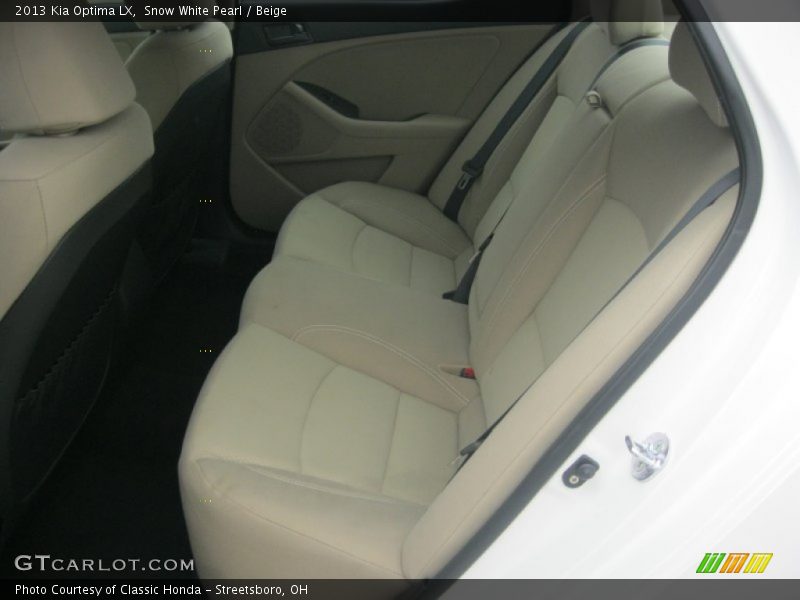 Snow White Pearl / Beige 2013 Kia Optima LX